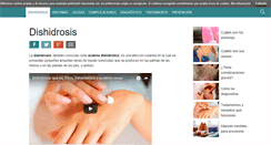 Desktop Screenshot of dishidrosis.org