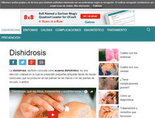 Tablet Screenshot of dishidrosis.org